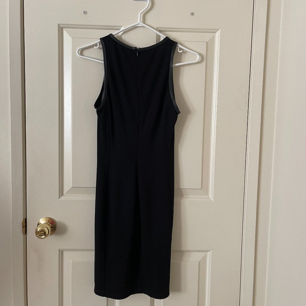 Wilfred Free Elin Faux Leather Combo Dress Size Small - Picture 4 of 6